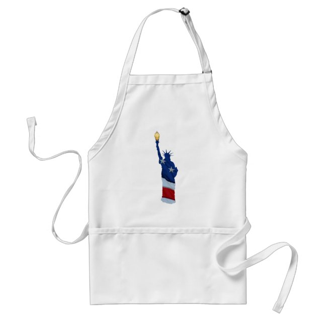 statue of liberty adult apron (Front)