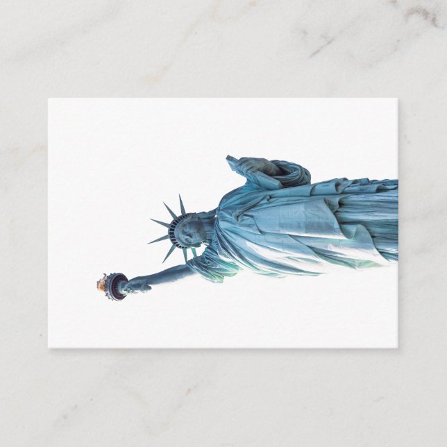 Statue of liberty   advice card (Front)