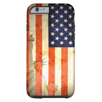 Statue Of Liberty American Flag Iphone 6 Case by buyiphone5case at Zazzle