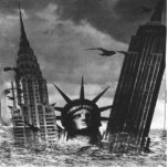 STATUE OF LIBERTY AND EMPIRE STATE BUILDING<br><div class="desc">BLACK AND WHITE ILLUSTRATION OF STATUE OF LIBERTY AND EMPIRE STATE BUILDING WITH OUR LIBERTY COMING OUT OUT OF THE SEA.</div>
