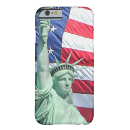 Statue of Liberty and U.S. Flag Barely There iPhone 6 Case