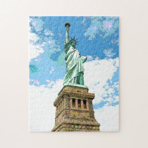 Statue of Liberty Art Jigsaw Puzzle