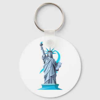 Statue of Liberty Artistic Design Phone Case” Keychain
