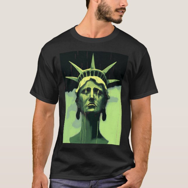 Statue Of Liberty  Artistic Rendering  Lady Libert T-Shirt (Front)