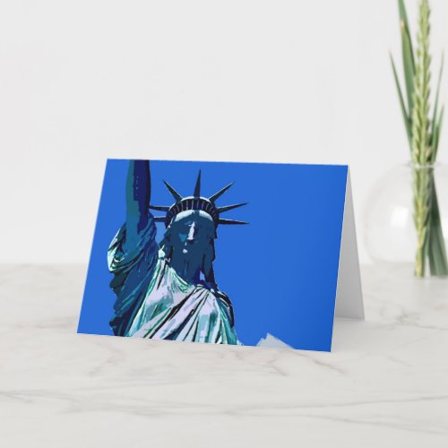 Statue of Liberty Artwork Card