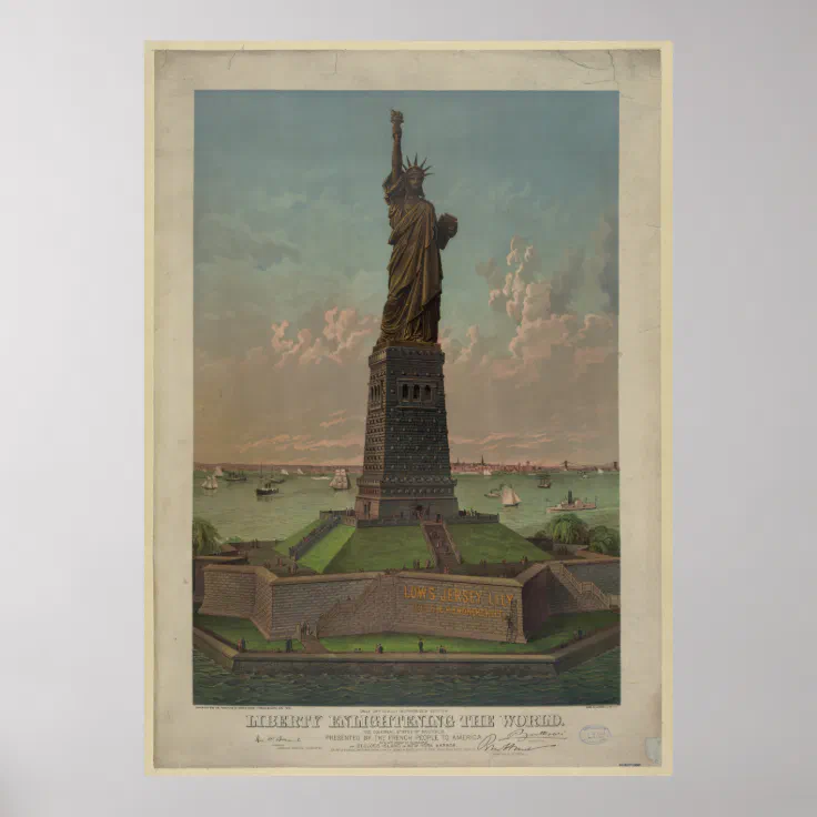 Statue of Liberty Artwork Poster | Zazzle