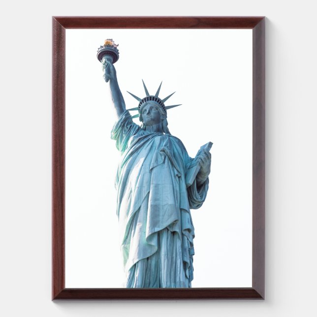 Statue of liberty  award plaque (Vertical)