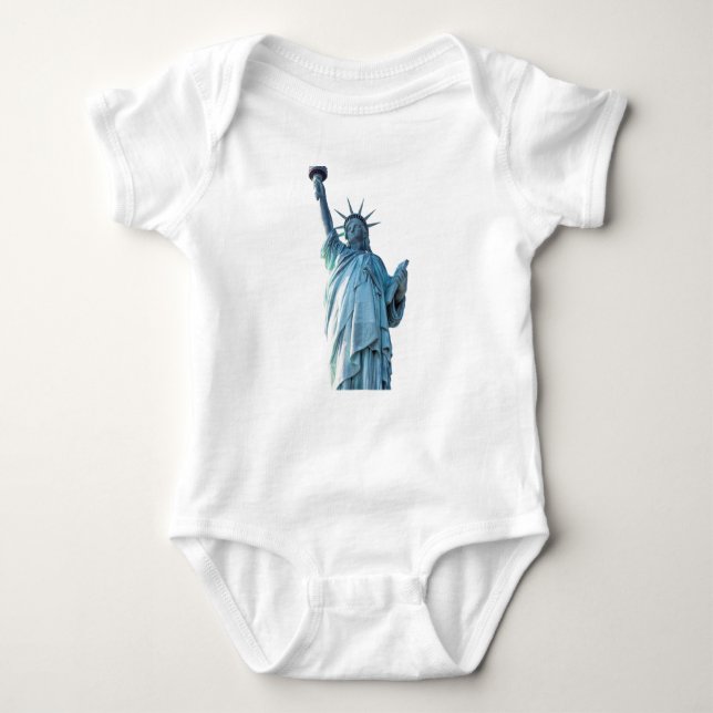 Statue of liberty  baby bodysuit (Front)