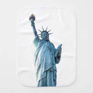 Statue of liberty  baby burp cloth