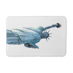 Statue of liberty bath mat