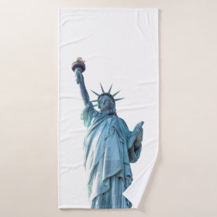 Statue of liberty bath towel
