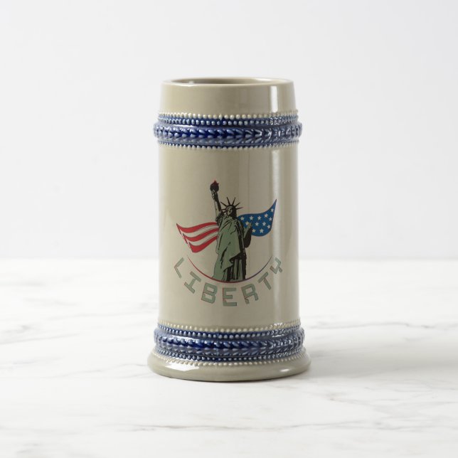 Statue of Liberty Beer Stein (Center)