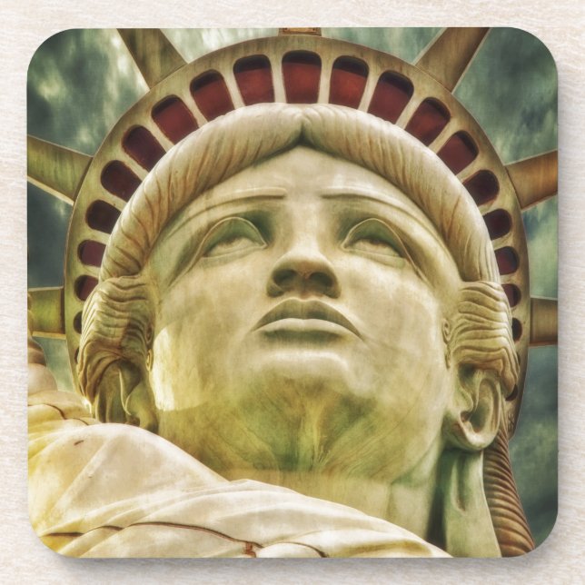 Statue of Liberty Beverage Coaster (Front)
