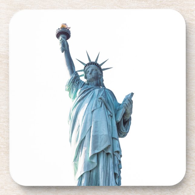 Statue of liberty  beverage coaster (Front)