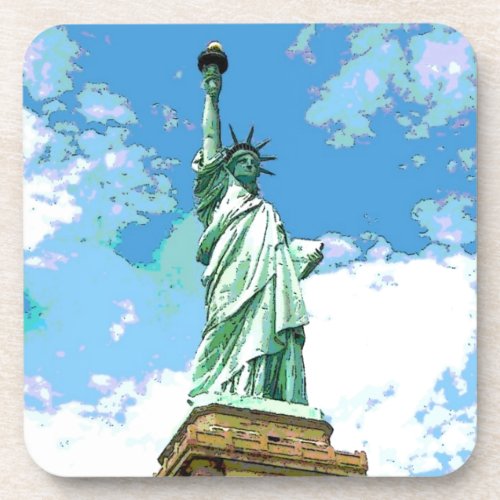 Statue of Liberty Beverage Coaster