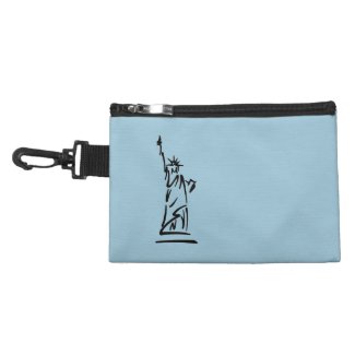 Statue of Liberty Blue Accessory Bag
