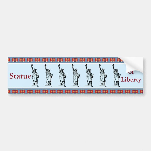Statue of Liberty Bumpersticker Bumper Sticker (Front)