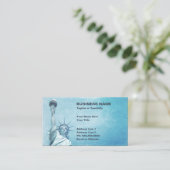 statue of liberty business card (Standing Front)