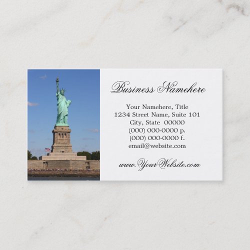 Statue of Liberty Business Cards