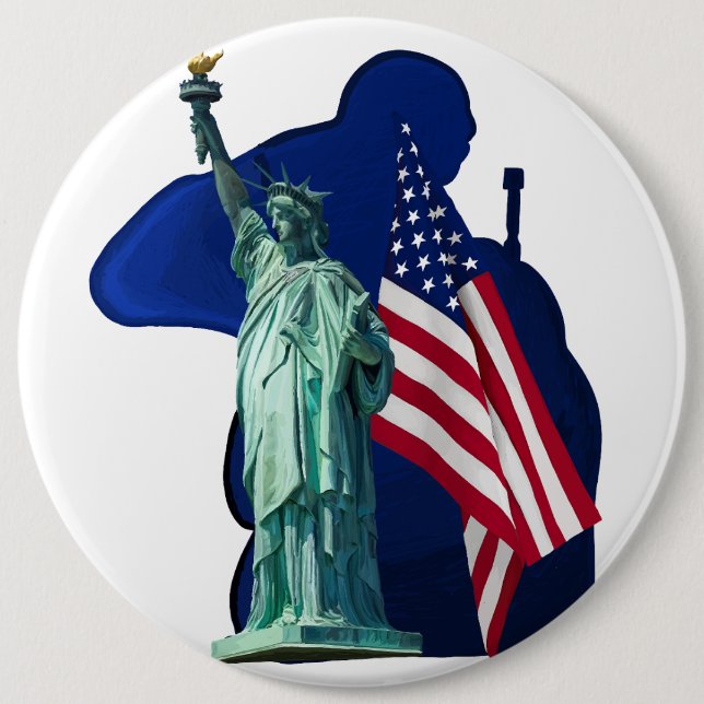 Statue of Liberty Button (Front)