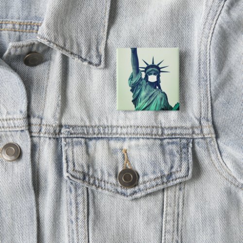 Statue of Liberty Button