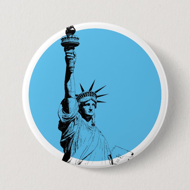 Statue Of Liberty Button (Front)