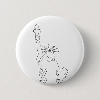 Statue of Liberty Button