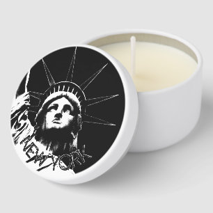 Statue of Liberty Candles Custom New York Postcard