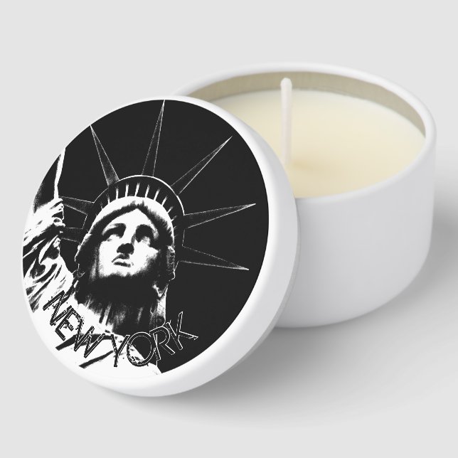 Statue of Liberty Candles Custom New York Postcard (Corner)