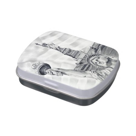 Statue Of Liberty Candy Tin/jar Jelly Belly Tin