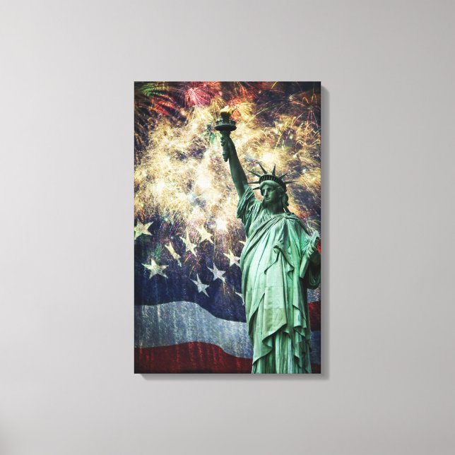 Statue of Liberty Canvas Print (Front)
