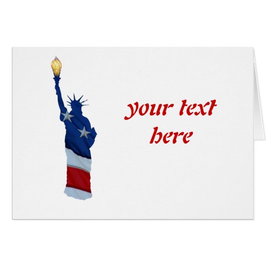 statue of liberty cards (Front Horizontal)