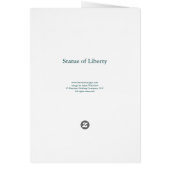 Statue of Liberty Cards (Back)
