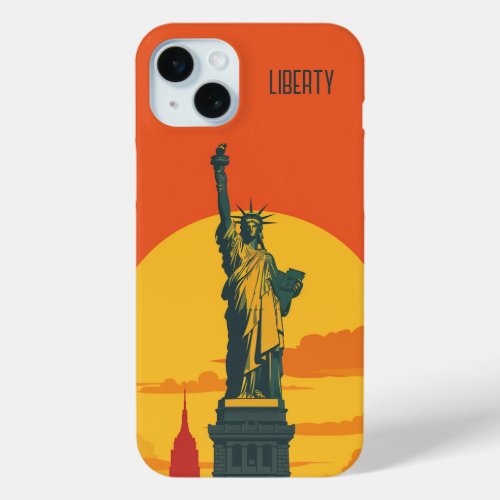 Statue of Liberty iPhone 15 Plus Case