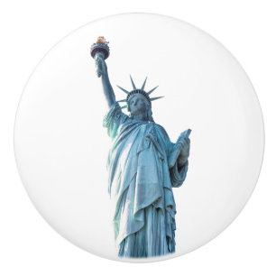 Statue of liberty ceramic knob