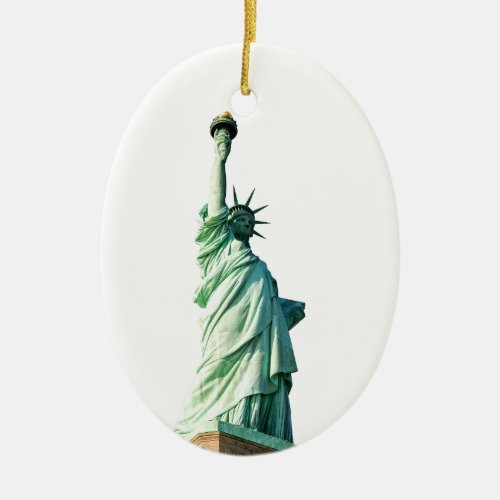 Statue of liberty  ceramic ornament