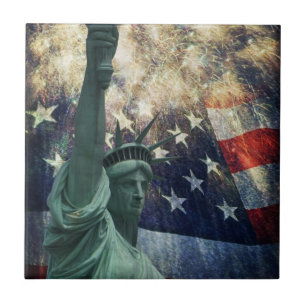 Statue of Liberty Ceramic Tile