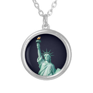 Statue of Liberty Charm Necklace
