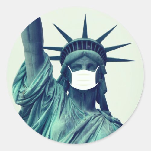 Statue of Liberty Classic Round Sticker