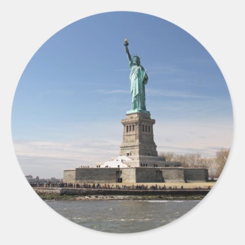 Statue Of Liberty Classic Round Sticker