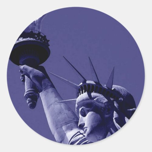 Statue of Liberty Classic Round Sticker