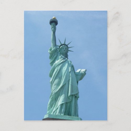 Statue of Liberty _ Closeup Postcard