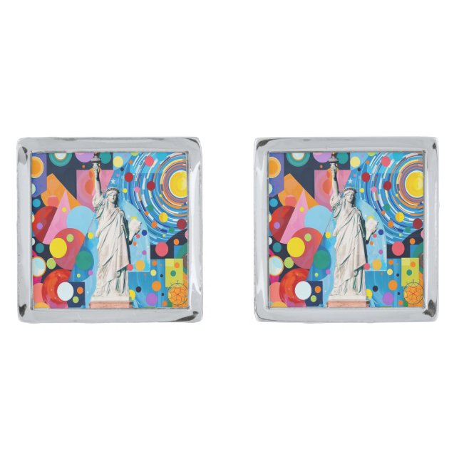 Statue of Liberty Cufflinks (Front)