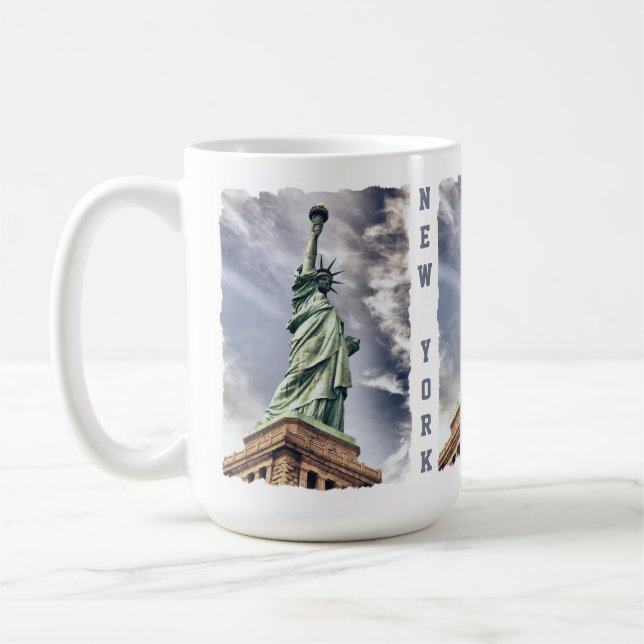 Statue of Liberty custom mugs (Left)