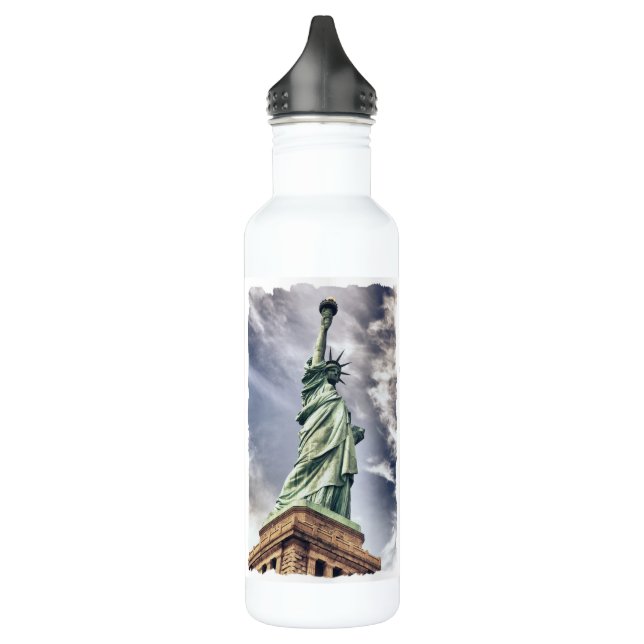 Statue of Liberty custom water bottles (Left)