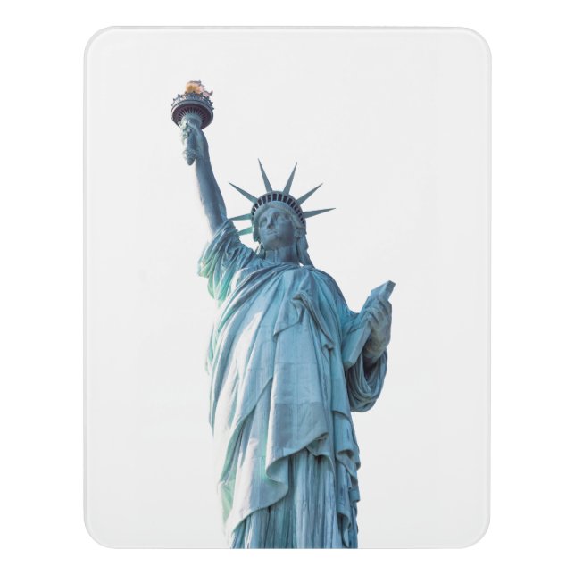 Statue of liberty  door sign (Contemporary Vert)
