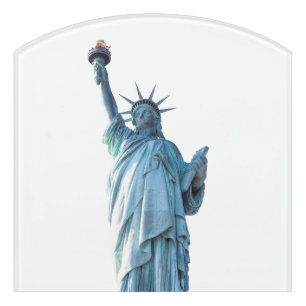 Statue of liberty   door sign