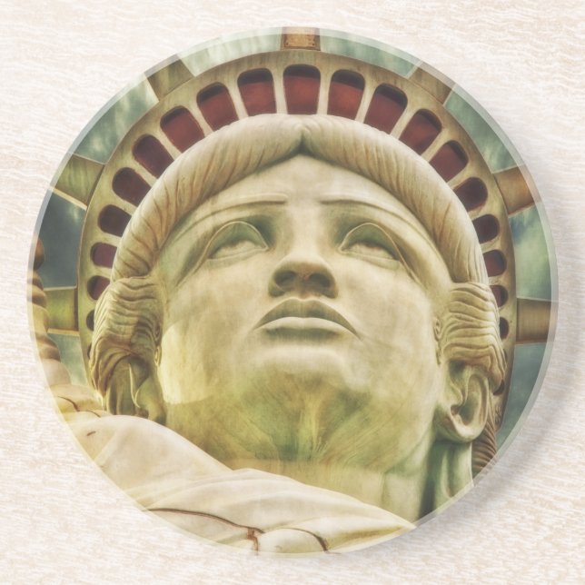 Statue of Liberty Drink Coaster (Front)