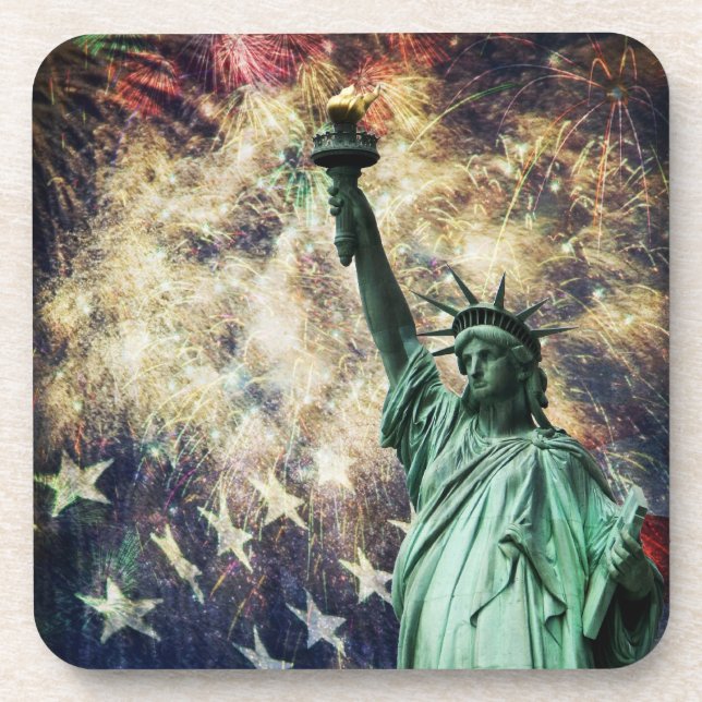 Statue of Liberty Drink Coaster (Front)