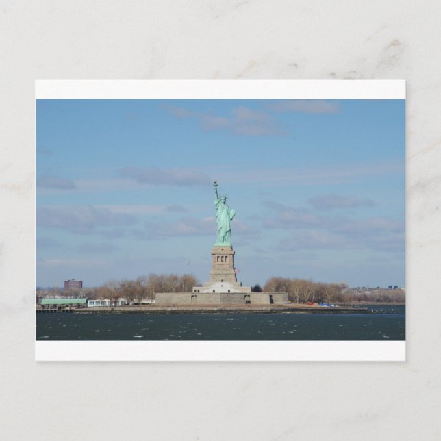 Statue Of Liberty Ellis Island Postcard (Front)